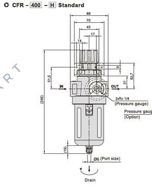 LP-CFR400 Filter Regulator