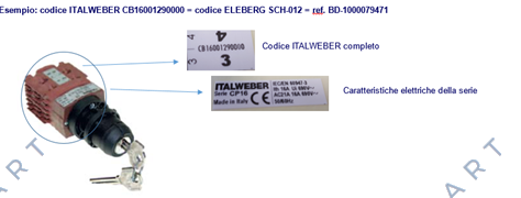 CTCB16001290000 INTERRUTTORE BIPOLARE