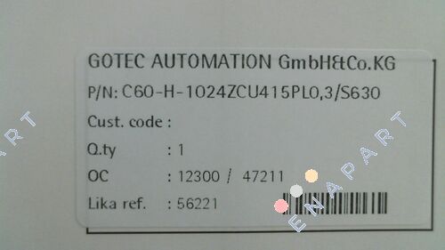 C60-H-1024ZCU415PL0,3/S630 encoder incrementale