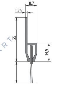 ABL20005-1017300 spazzola antistatica