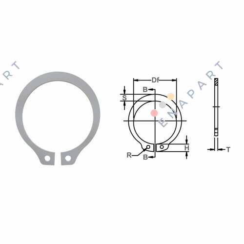 DSH-750 Anello di sicurezza metrico