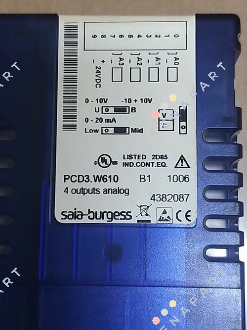 PCD3.W610 Art. No 9600263 Modulo di uscita analogica