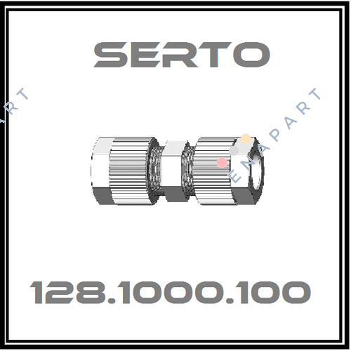 128.1000.100 PVDF, raccordo dritto