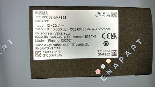 GMP252 11A0A0N1 Dispositivo di misurazione Pg/Misuratore di CO2 1-2