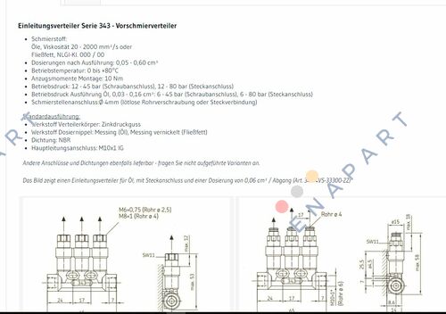 343-400-33300-ZZ COLLETTORE DI SCARICO MONOFLEX