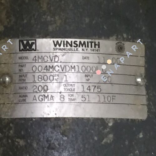 004MCVDDM1000LC  Reducer